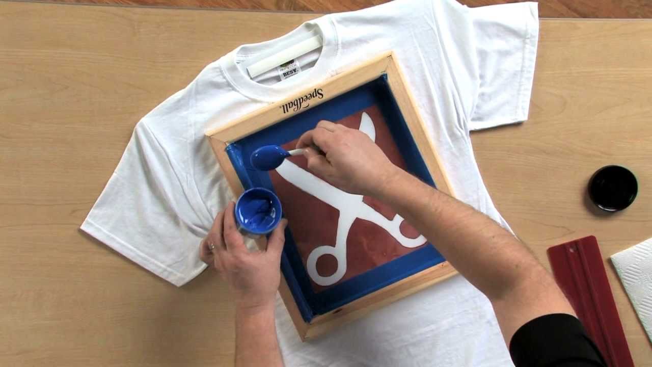 1280x720 How To Screen Print Using The Drawing Fluid Technique