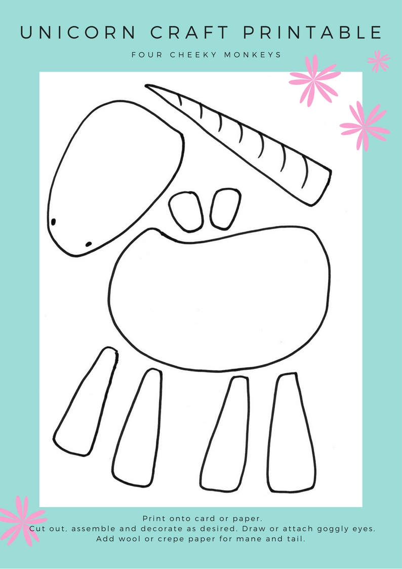 794x1123 Unicorn Craft Activity Flower Crown And Free Printables