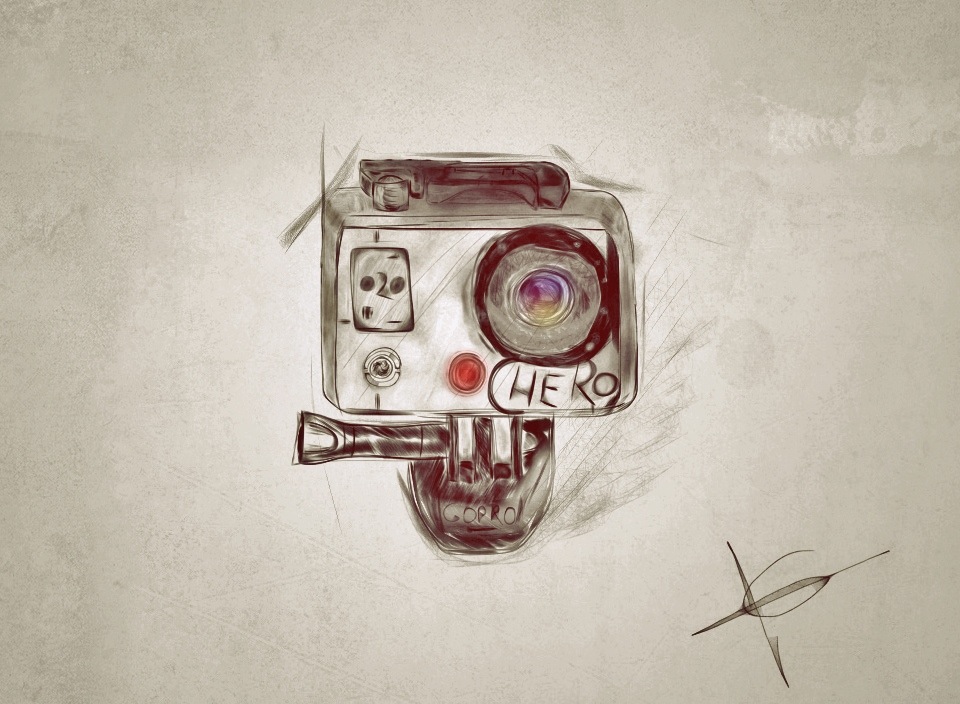 960x704 Gopro Drawing By Nguyendinhc