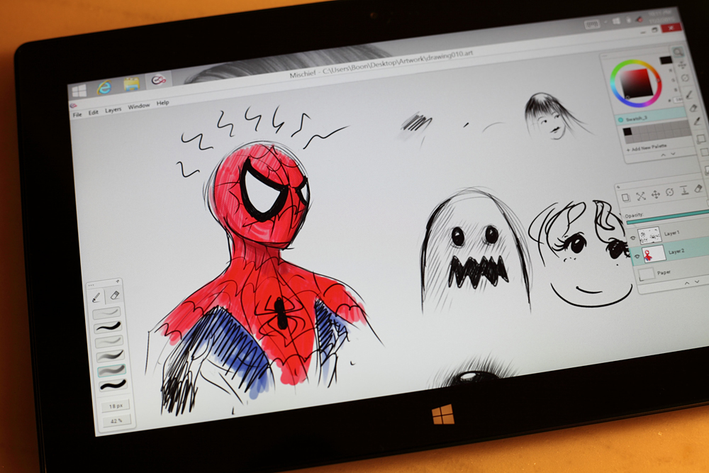 1000x667 Made With Mischief Microsoft Surface Pro As A Drawing Tablet