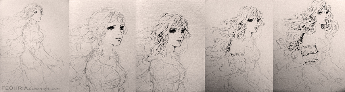 1200x320 Joo Drawing Process By Pearlpencil