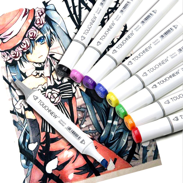 640x640 Touchnew 60 Colors Art Marker Sketch Markers Professional Anime