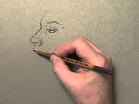 480x360 How I Draw A Profile Portrait With Pencil