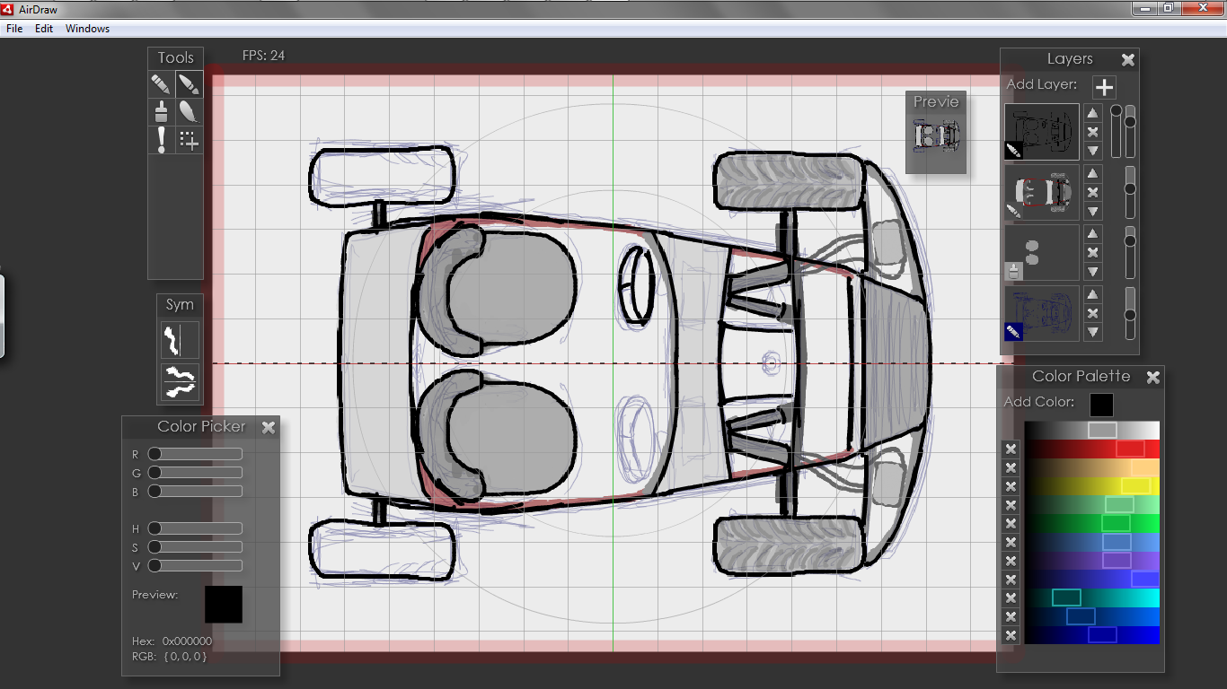 1366x768 Work In Progress, Drawing Program Almost Matt