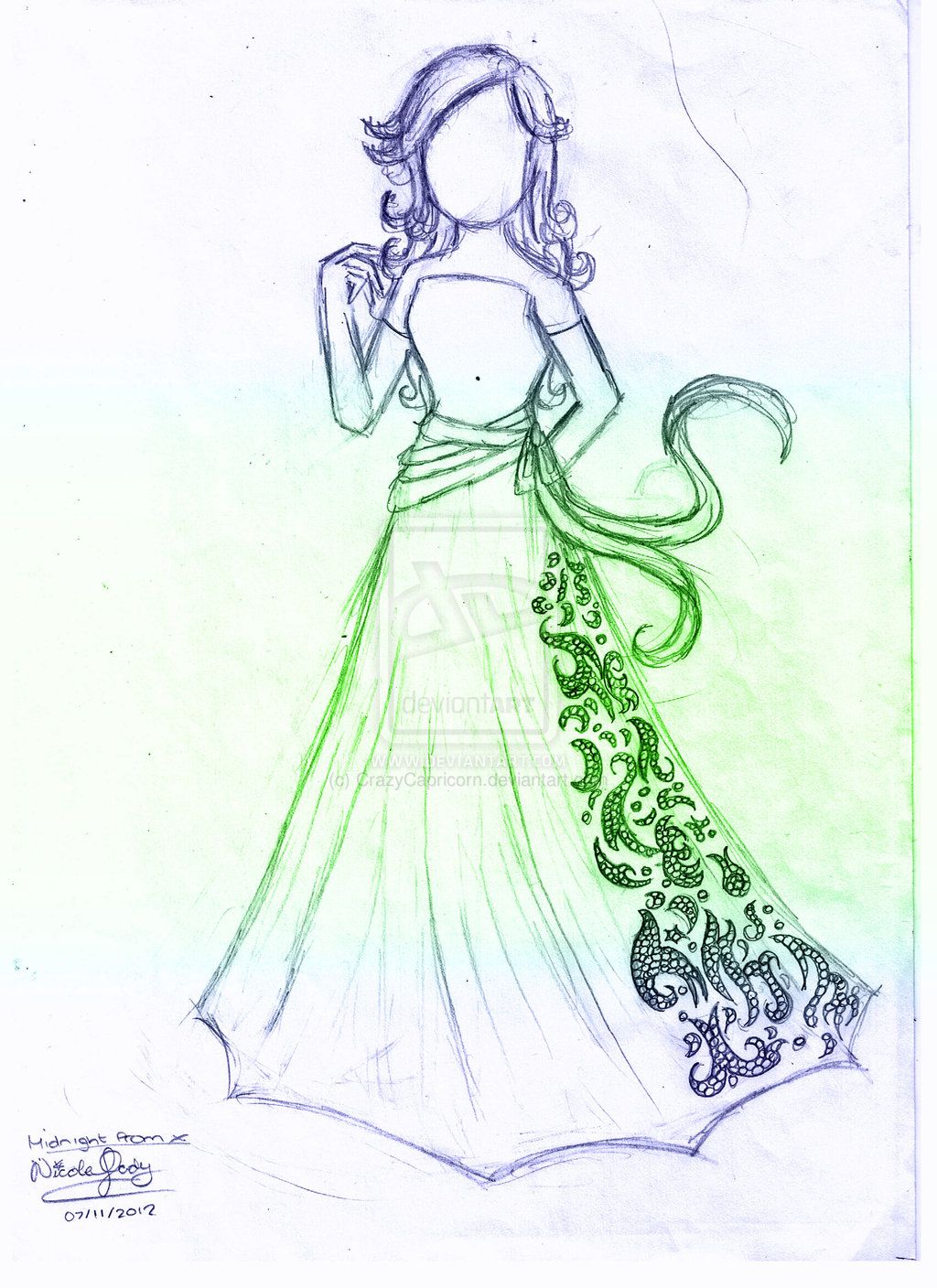 1024x1408 Prom Dress Drawings Sketches And Drawings