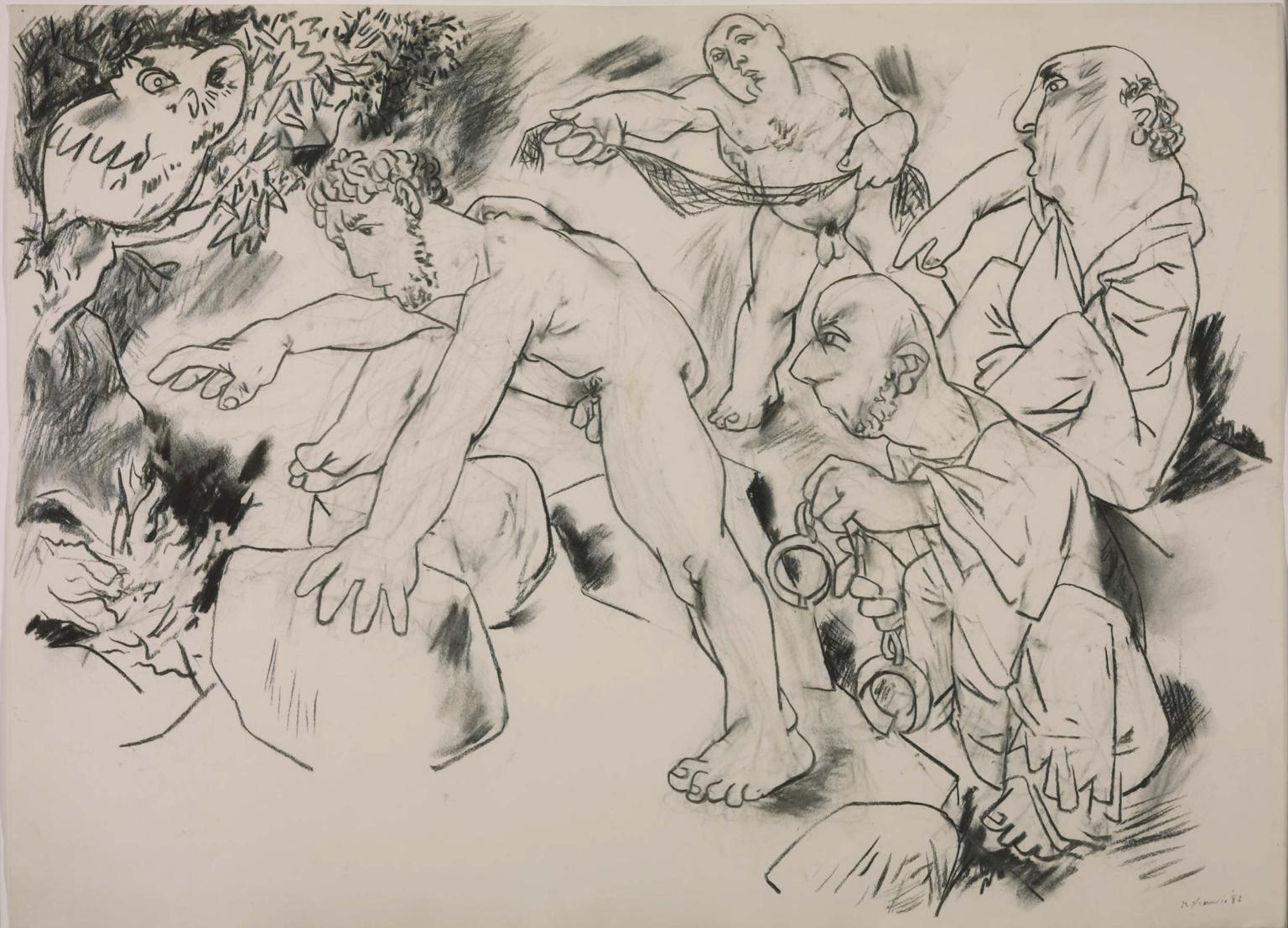 1536x1106 Prometheus Steals The Fire', Peter De Francia, 1982 Tate