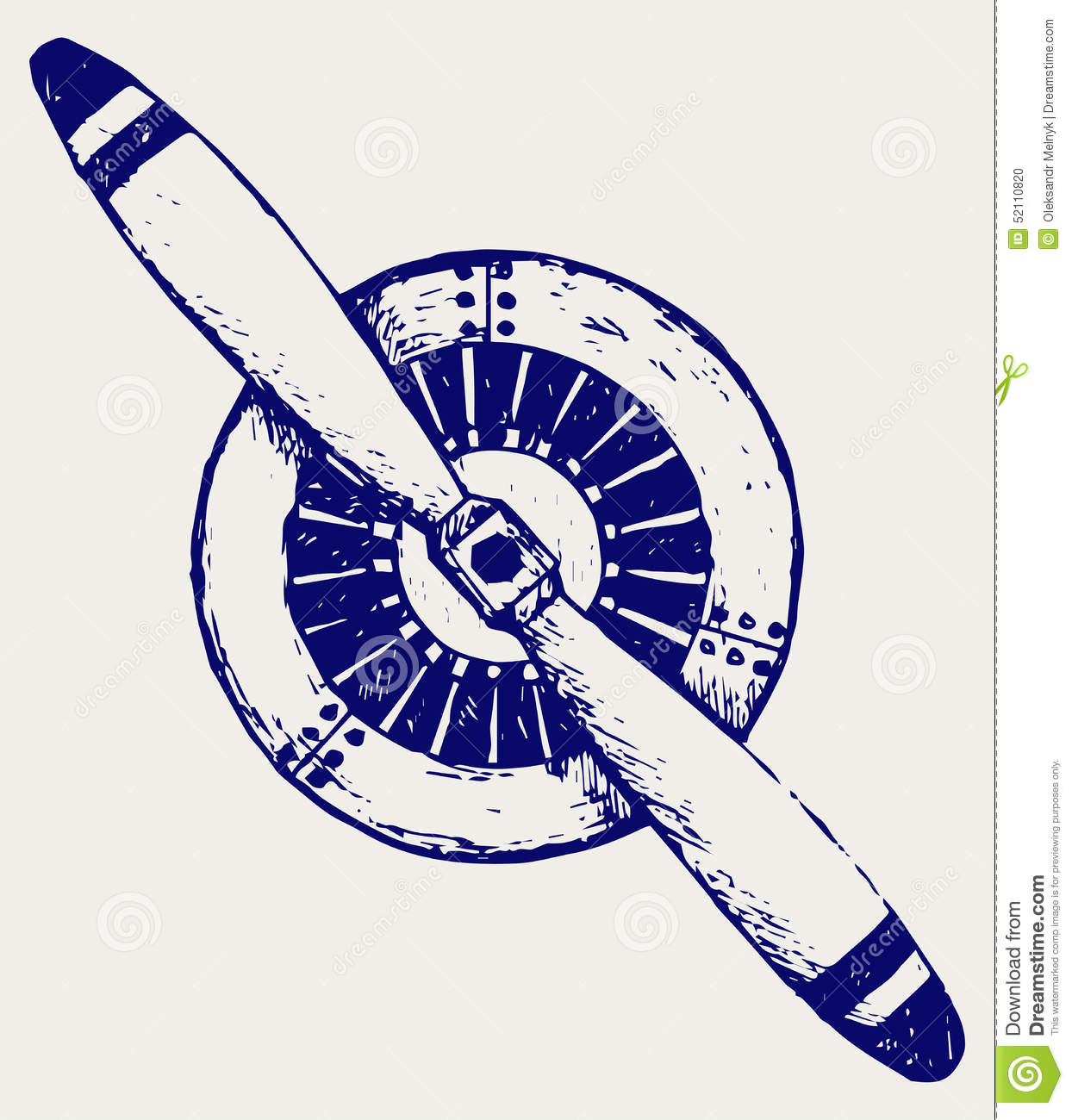 1244x1300 Airplane Propeller Engine Drawing