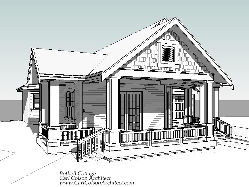 866x651 Adu) Cottage Creating The Design Drawings