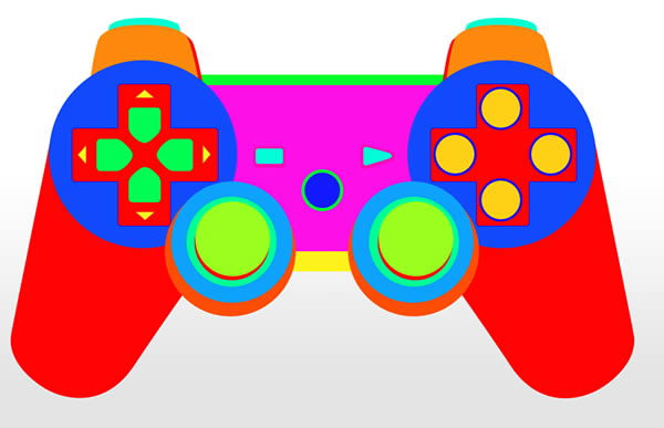 600x387 How To Draw A Playstationspired Game Controller From Scratch