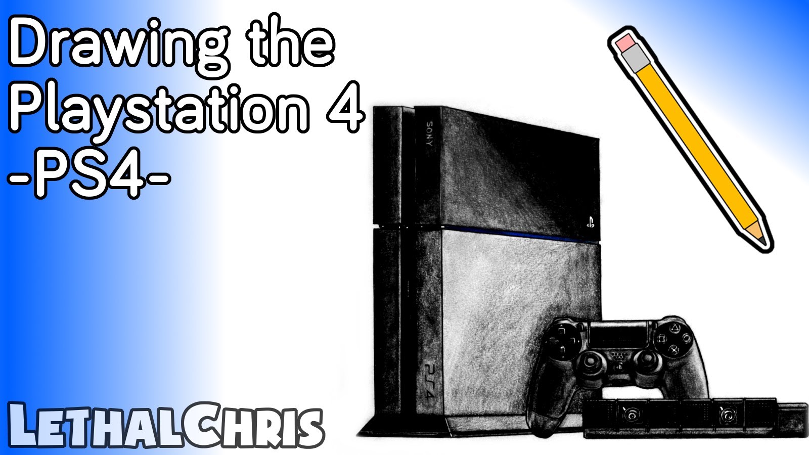 1600x900 Playstation 4 (Ps4) Speed Drawing