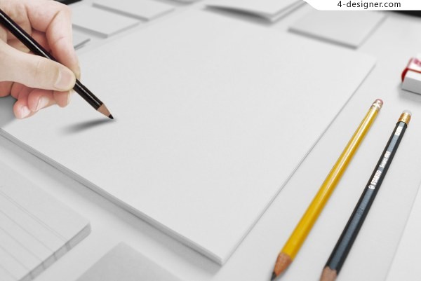 600x401 4 Designer Drawing Painting Template Psd Download
