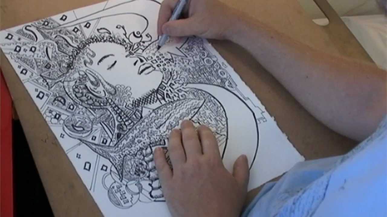 1280x720 How To Doodle A Psychedelic Drawing