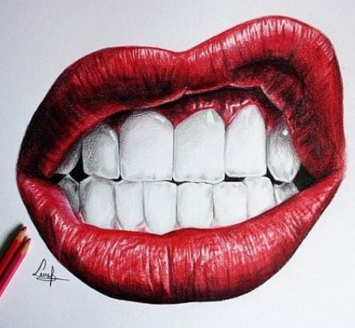 502x464 Ideas About Drawings Of Lips On Amazing Pencil