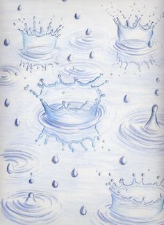 236x324 How To Draw Raindrop In Puddle