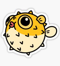 210x230 Pufferfish Stickers Redbubble
