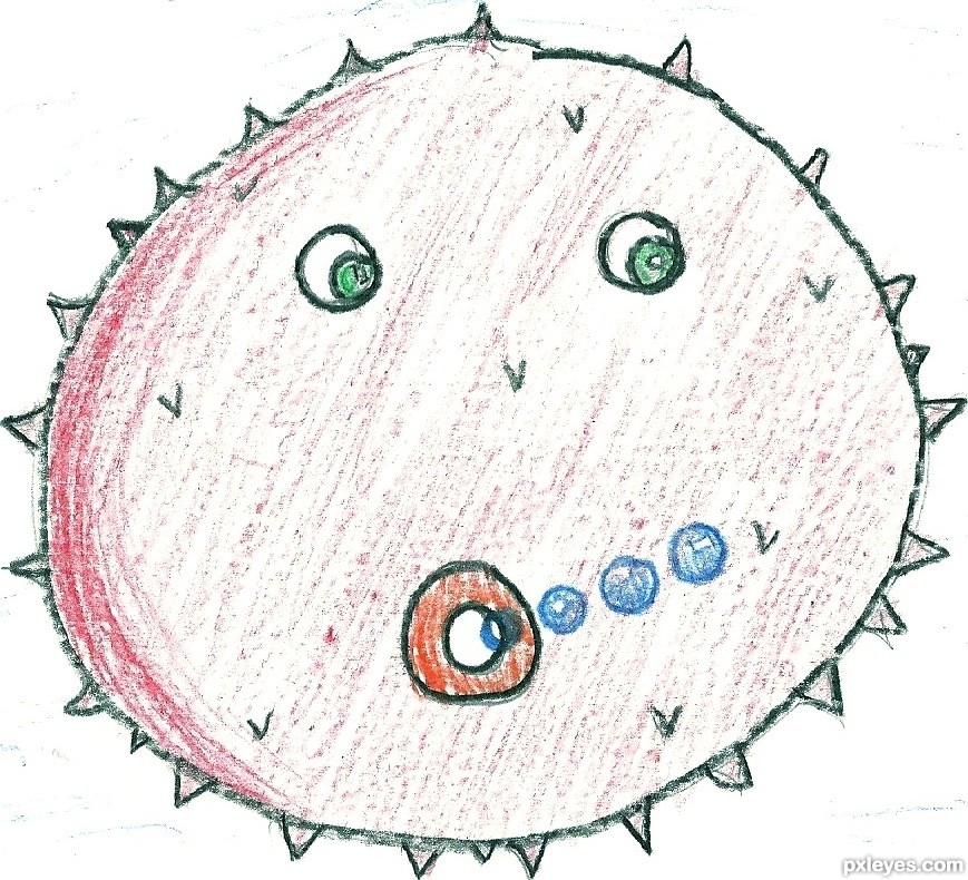 869x790 Puffer Fish Picture, By Happyme27 For Sea Creatures Drawing