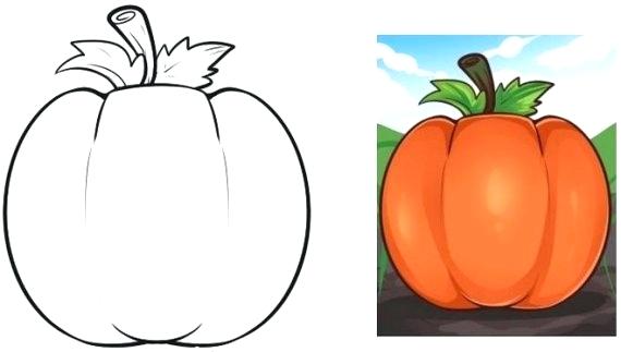 570x323 Pumpkin Drawing Learn To Draw For Kids Pumpkin Drawing Tutorial