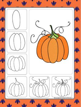 264x350 Free Pumpkin Directed Drawing Ela Free