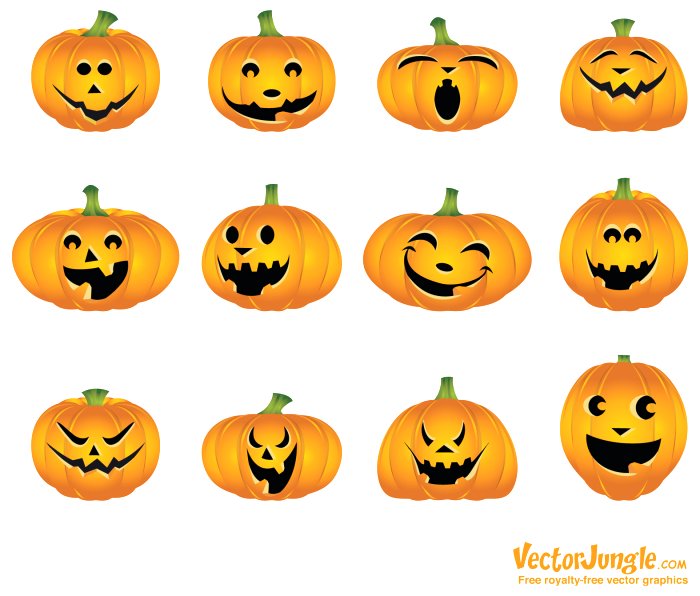 700x596 Pumpkin Face Drawing Ideas