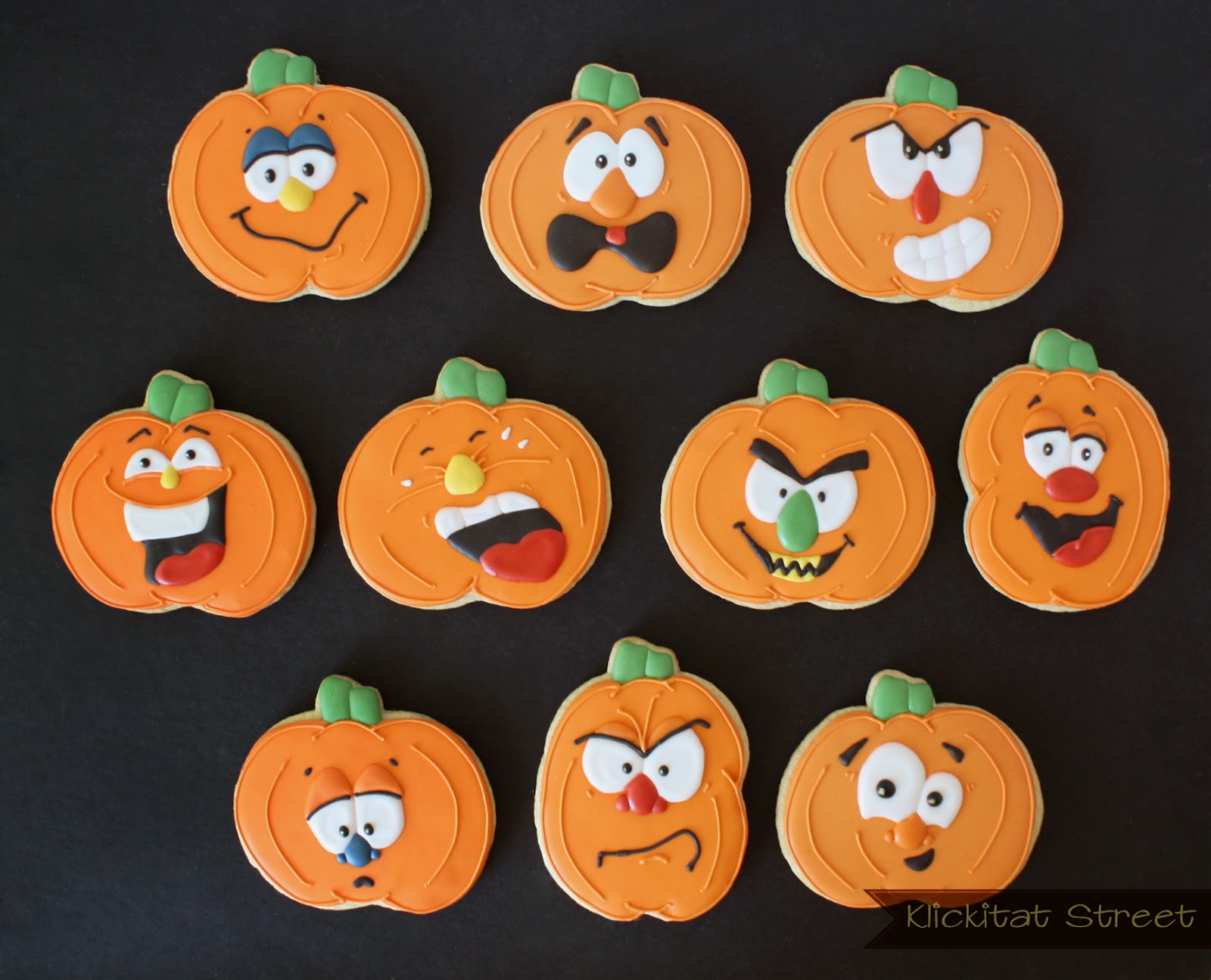 1600x1296 Silly Pumpkin Faces With Royal Icing Transfers Klickitat Street