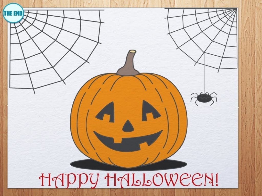 1024x768 Pumpkin Faces To Draw How To Draw Pumpkin Head Youtube