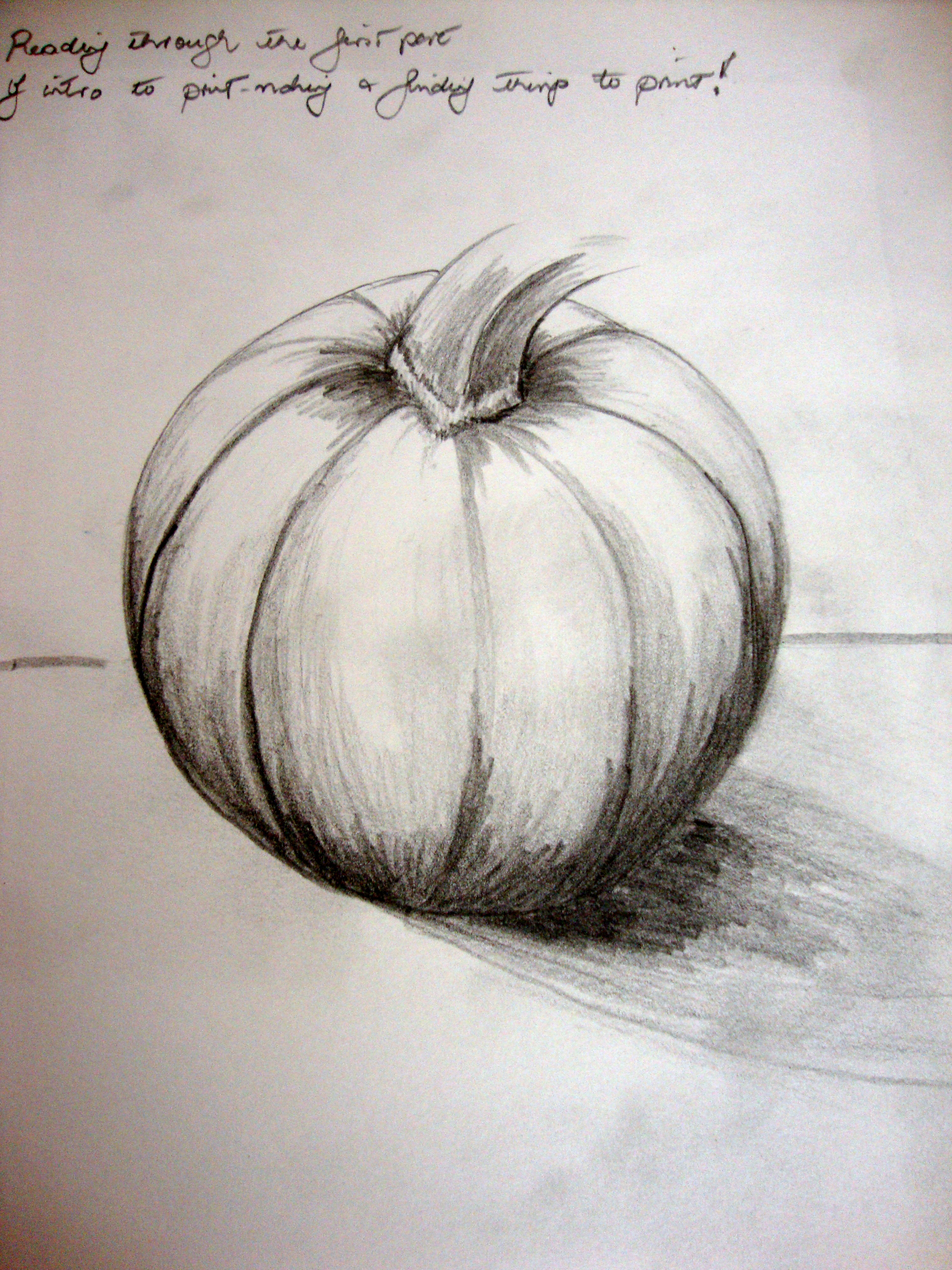 3000x4000 Pencil Sketch Pumpkin