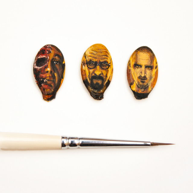 640x640 Amazing Mini Paintings On Pumpkin Seeds By Salavat Fidai