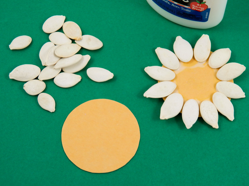 800x600 Make Pumpkin Seed Poinsettia Brooch Friday Fun Craft Projects