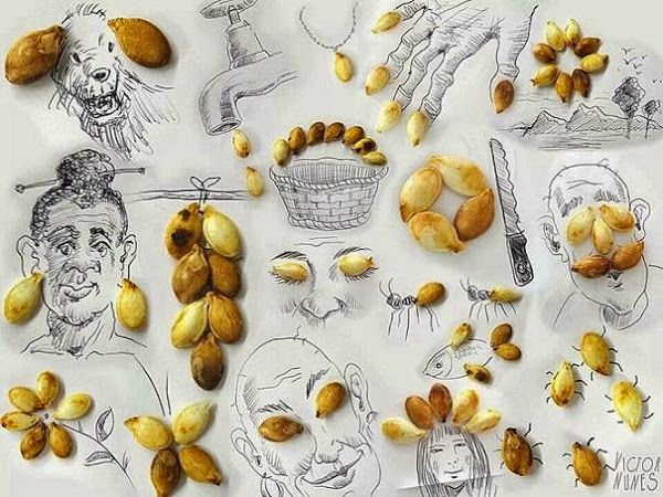 600x450 Pumpkin Seeds Pencil Drawing Diy Crafts Craft
