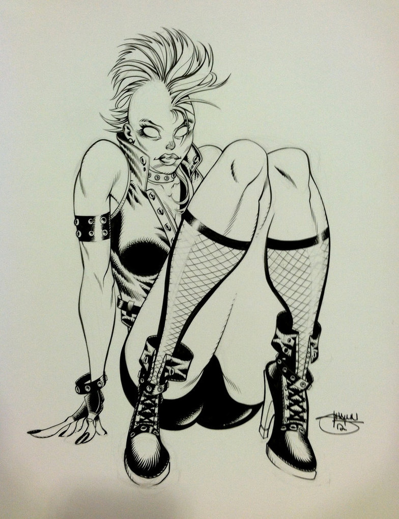784x1019 Supercon Sketch, Punk Rock Storm By Inkpulp