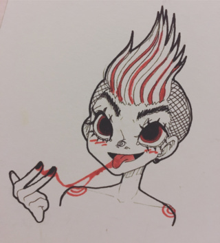 320x353 Punkrock Drawings On Paigeeworld. Pictures Of Punkrock