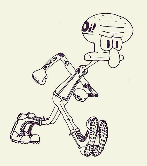 500x563 Squidward Punk Lol