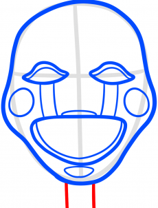 230x302 How To Draw The Puppet From Five Nights