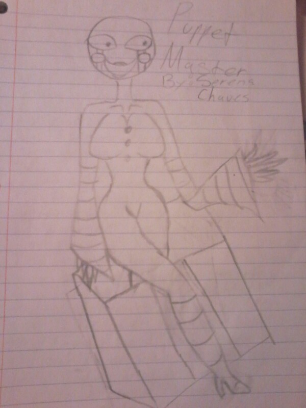 600x800 My Drawing Of A Female Puppet Master It Sux Five Nights