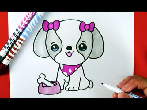 480x360 How To Draw A Cute Puppy Easy