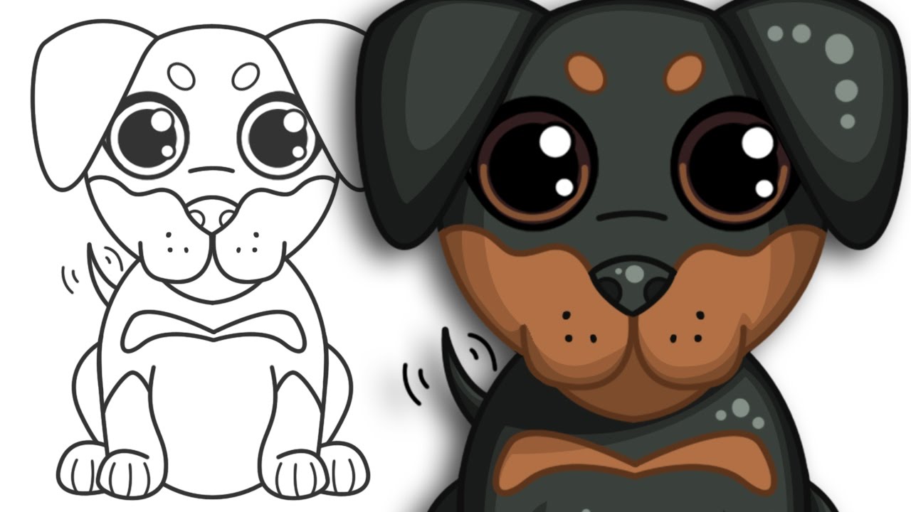 1280x720 How To Draw A Puppy Step By Step Drawing