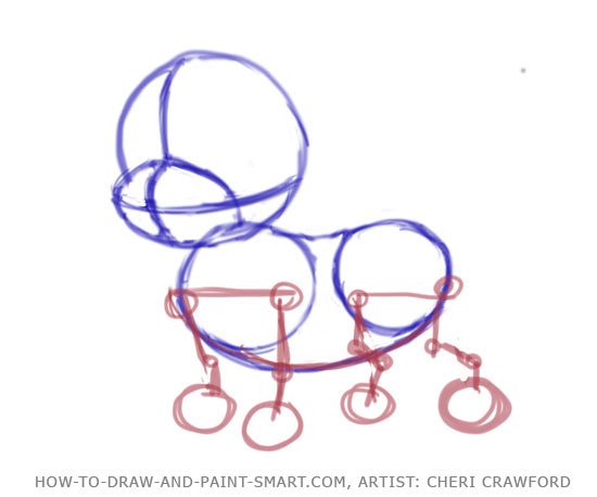 550x458 How To Draw A Puppy