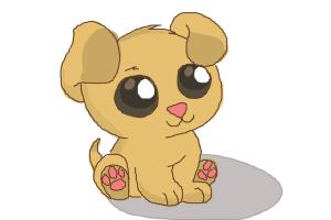 300x200 How To Draw A Chibi Puppy