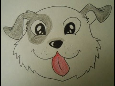 480x360 How To Draw A Cute Puppy Face Easy Step By Step Drawing For Kids