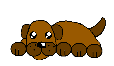 394x229 How To Draw A Simple Cartoon Dog 11 Steps (With Pictures)