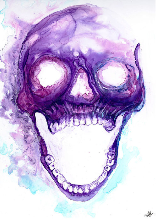 500x697 Edgarskeleton 182365(3) By Clement Stahl Watercolor