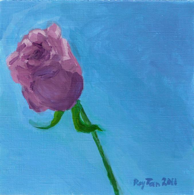 677x680 Purple Rose. Flowers. Drawings. Pictures. Drawings Ideas For Kids