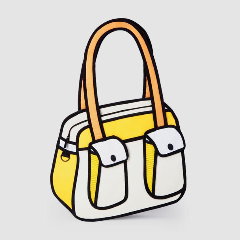 820x820 Awesome Bag From It Looks Like A Cartoon Drawing