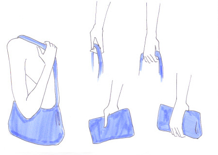 450x320 How To Draw A Bag I Draw Fashion