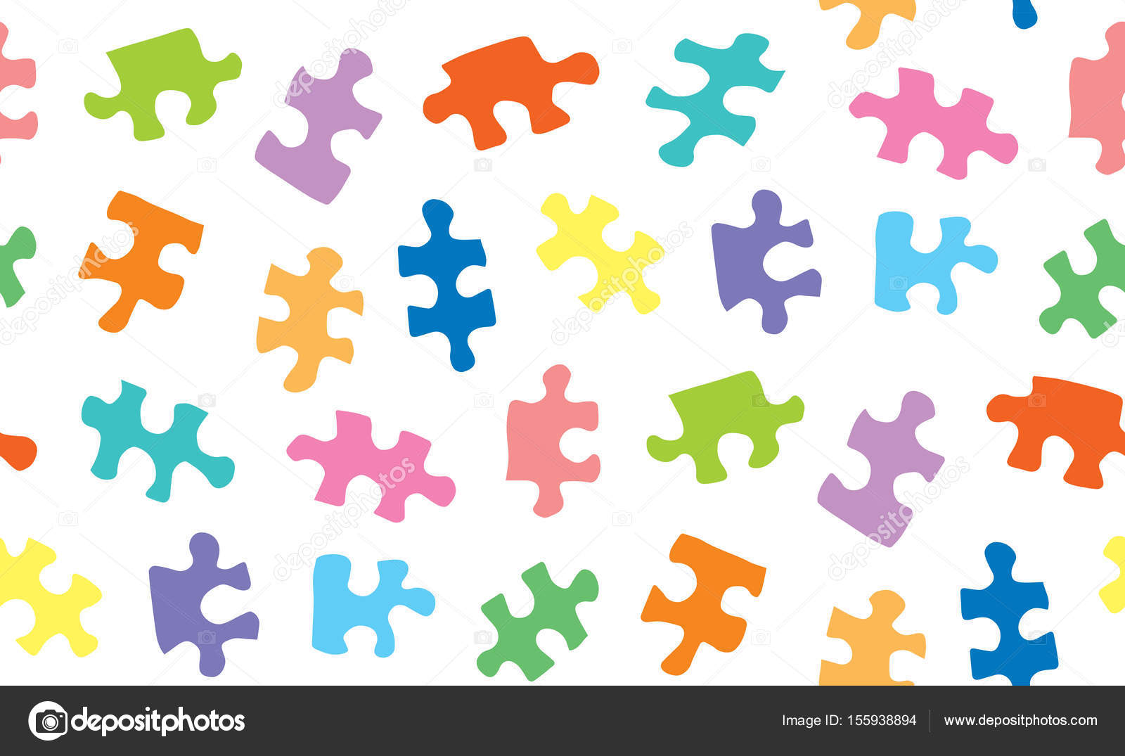 1600x1075 Puzzles. Vector Drawing Stock Vector Marinka