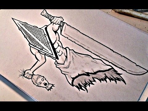 480x360 Drawing Pyramid Head
