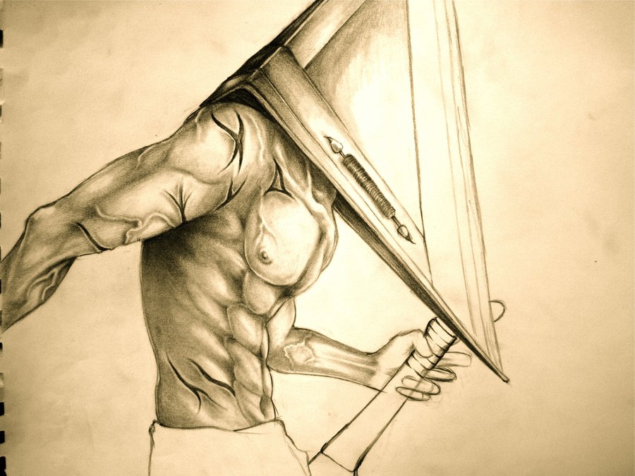 900x675 Pyramid Head Wip2 By Silversunned