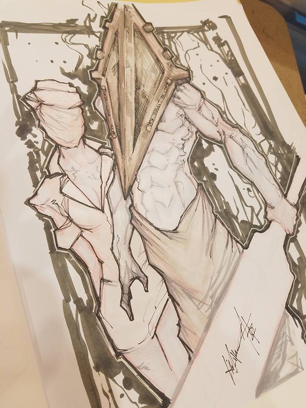 600x800 Silent Hill Pyramid Head Commission By Chrisozfulton