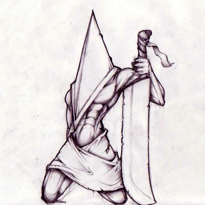 674x674 Pyramid Head By January22