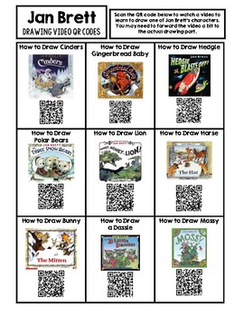 270x350 Jan Brett Qr Code Drawing Video Freebie By Christine Besser Tpt